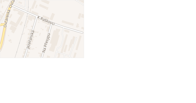 K Raškovci v obci Kolín - mapa ulice