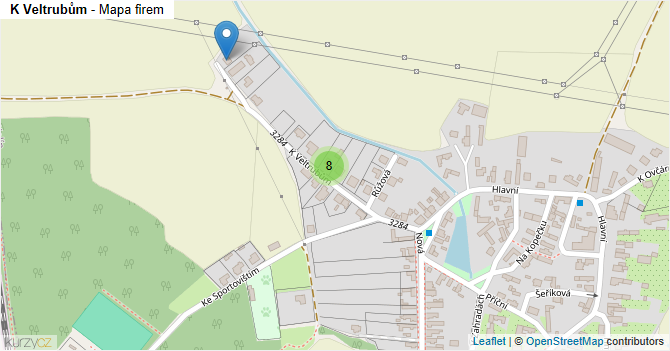 K Veltrubům - mapa firem