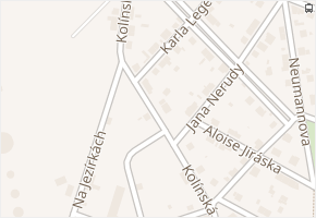 Kolínská v obci Kolín - mapa ulice