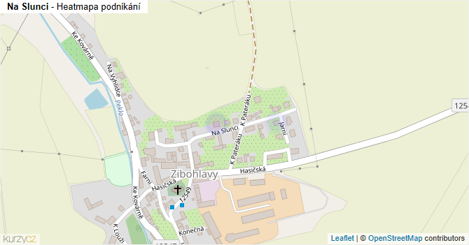 Na Slunci - mapa podnikání