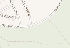 Na Spálence v obci Kolín - mapa ulice