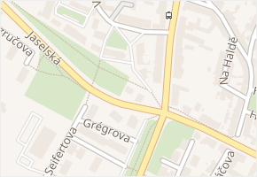 Obecní dvůr v obci Kolín - mapa ulice