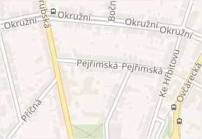 Okružní v obci Kolín - mapa ulice