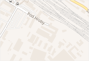 Pod Hroby v obci Kolín - mapa ulice
