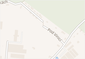 Pod Vinicí v obci Kolín - mapa ulice