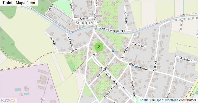 Polní - mapa firem