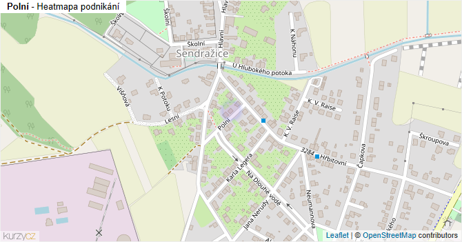 Polní - mapa podnikání