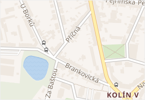 Příčná v obci Kolín - mapa ulice