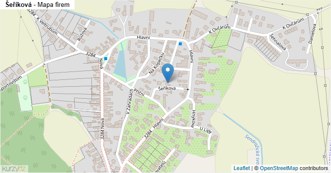 Šeříková - mapa firem