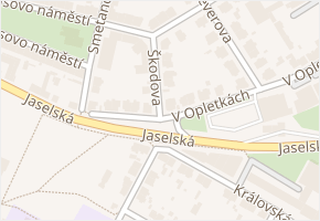 Škodova v obci Kolín - mapa ulice