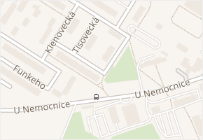 Tisovecká v obci Kolín - mapa ulice