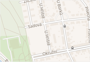U Hřiště v obci Kolín - mapa ulice