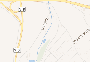 U Pekla v obci Kolín - mapa ulice