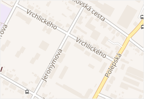 Vrchlického v obci Kolín - mapa ulice