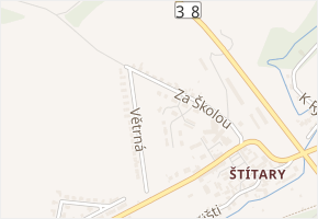 Za Dvorem v obci Kolín - mapa ulice