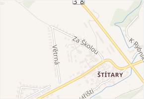 Za Školou v obci Kolín - mapa ulice