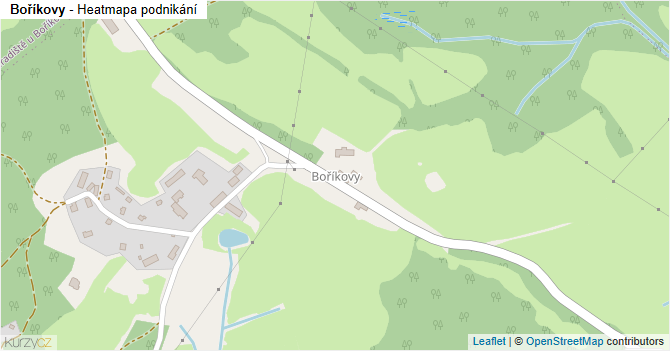 Boříkovy - mapa podnikání