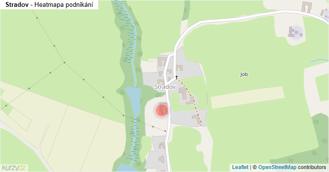 Stradov - mapa podnikání