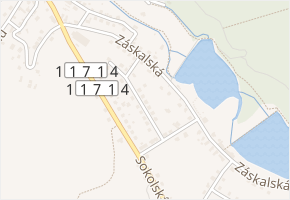 Brigádnická v obci Komárov - mapa ulice
