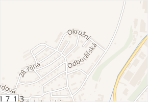Družstevní v obci Komárov - mapa ulice
