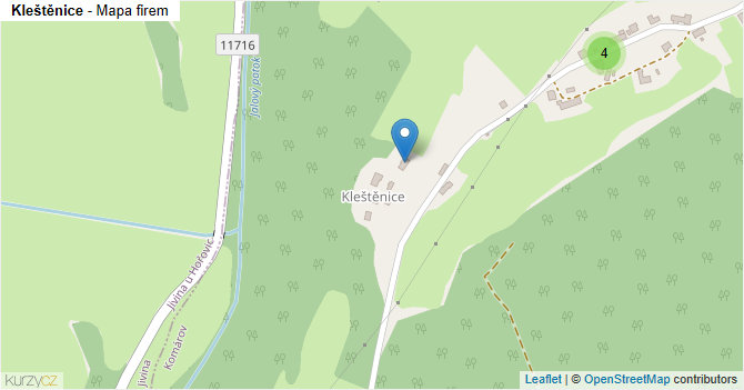 Kleštěnice - mapa firem