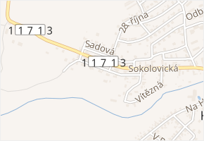 Rohlovská v obci Komárov - mapa ulice