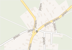 Jelen v obci Konárovice - mapa ulice