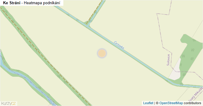 Ke Stráni - mapa podnikání