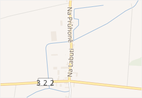 Na Labuti v obci Konárovice - mapa ulice