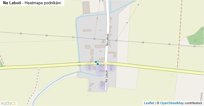 Na Labuti - mapa podnikání