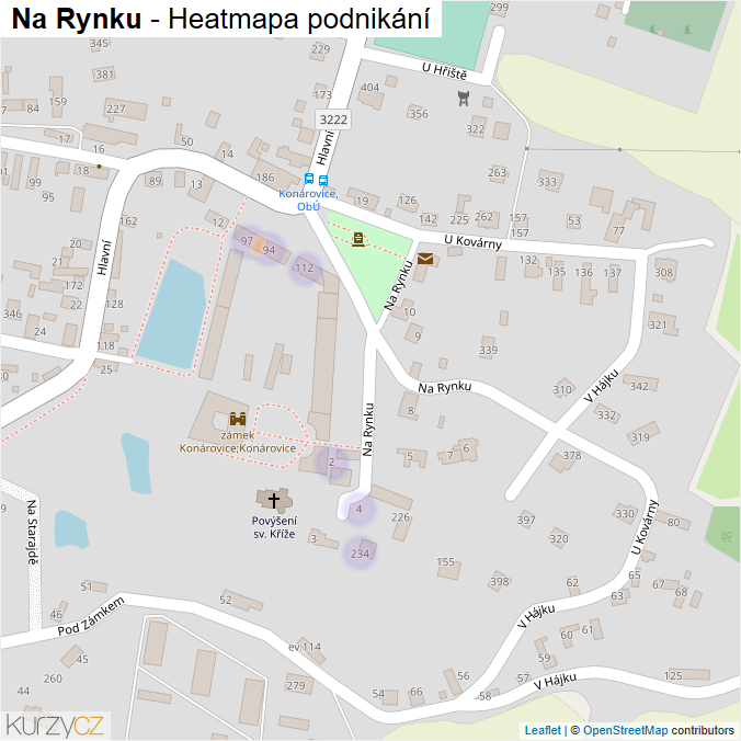 Mapa Na Rynku - Firmy v ulici.
