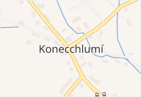 Konecchlumí v obci Konecchlumí - mapa části obce