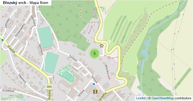 Březský vrch - mapa firem