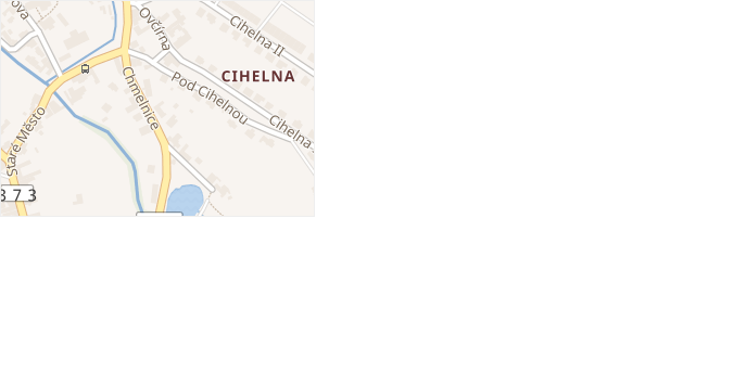 Chmelnice v obci Konice - mapa ulice