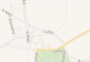 Luční v obci Konstantinovy Lázně - mapa ulice