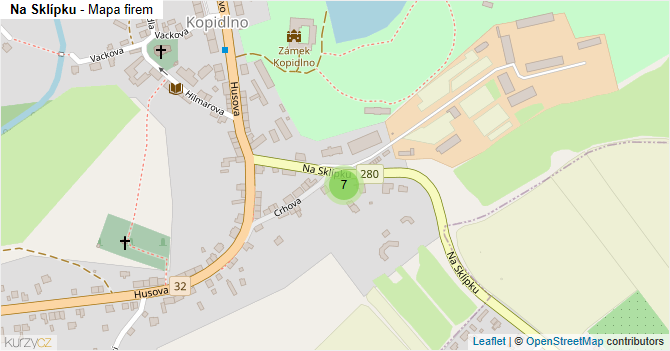 Na Sklípku - mapa firem