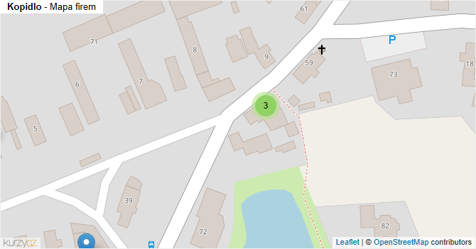 Kopidlo - mapa firem