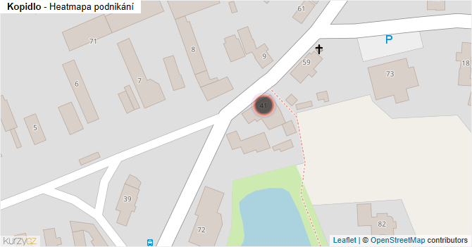 Kopidlo - mapa podnikání