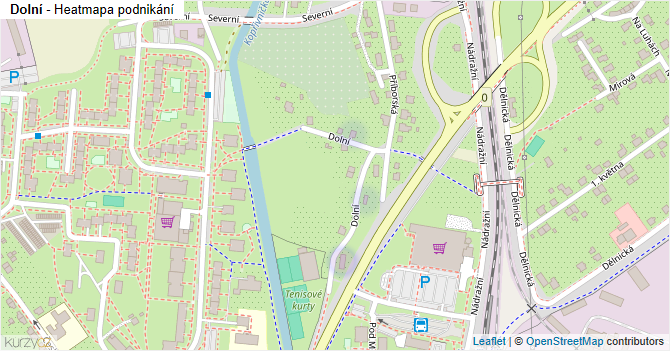Dolní - mapa podnikání