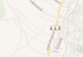 Lomená v obci Kopřivnice - mapa ulice