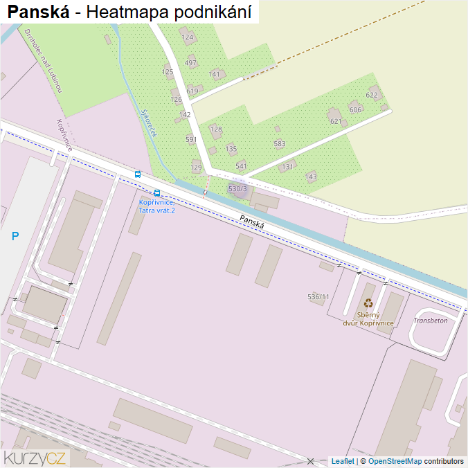 Mapa Panská - Firmy v ulici.