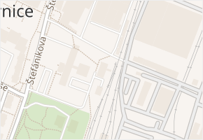 Štefánikova v obci Kopřivnice - mapa ulice
