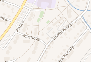 Štramberská v obci Kopřivnice - mapa ulice