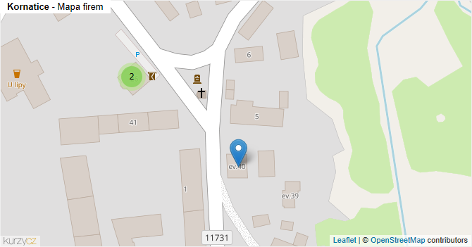 Kornatice - mapa firem