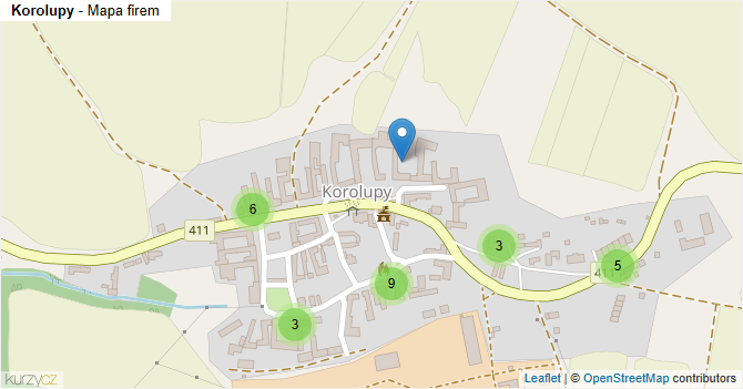 Korolupy - mapa firem