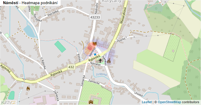 Náměstí - mapa podnikání
