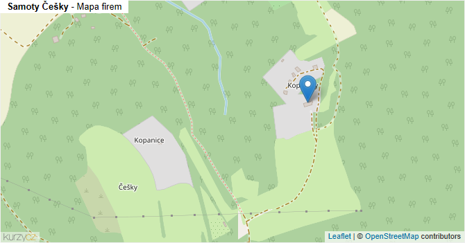 Samoty Češky - mapa firem