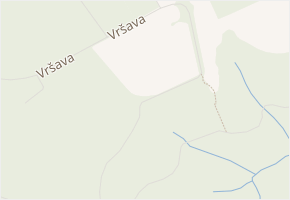 Vršava v obci Koryčany - mapa ulice