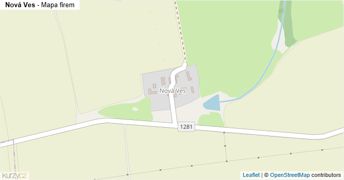 Nová Ves - mapa firem