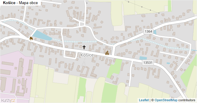 Košice - mapa obce